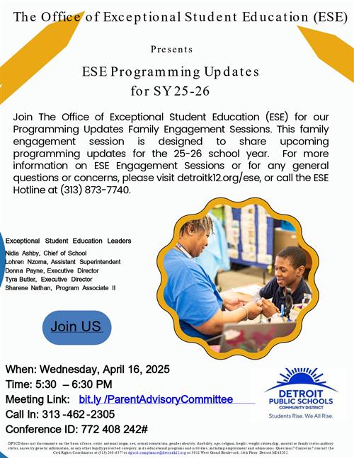 ESE Programming Updates